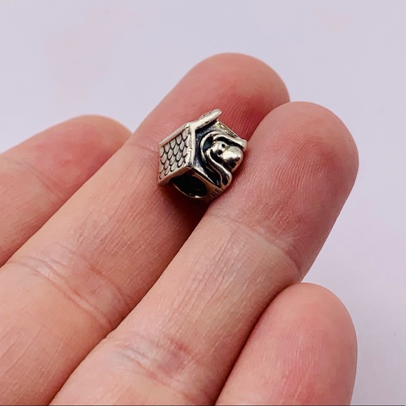 EUC Pandora 790592EN27 Sterling Silver Doghouse Dog Animal Bead w/ Enamel Heart - Picture 14 of 16